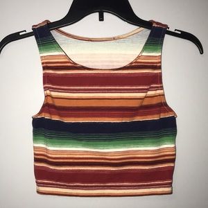 Colorful crop top